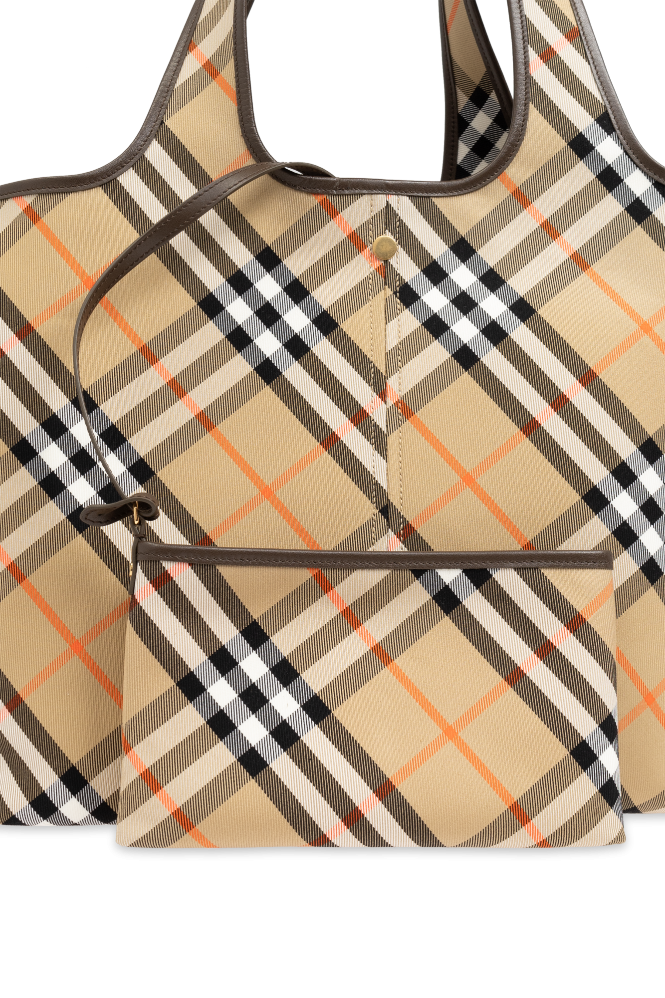 トートバッグ Burberry Ekd Shopper Bag - Burberry - Cotton - Beige Beige Cotton tote bag Burberry - Vitkac AS